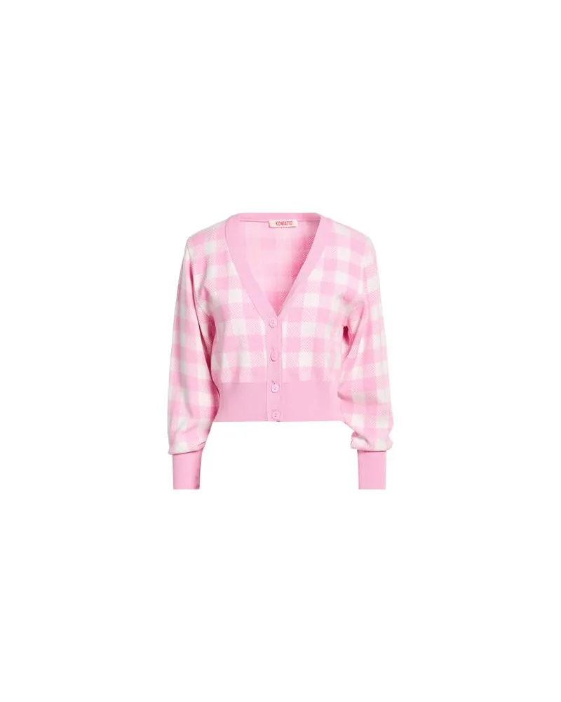 KONTATTO STRICKWAREN - Strickjackenauf YOOX.COM Rosa