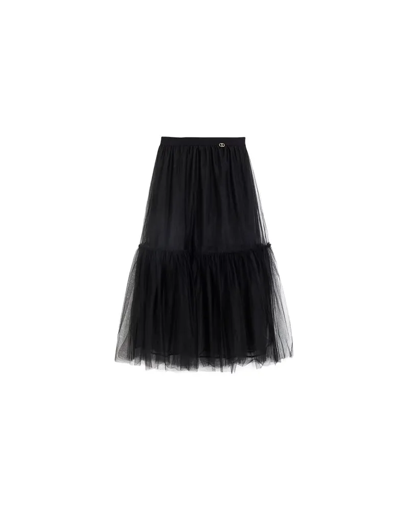 Twin-Set HOSEN & RÖCKE - Midi-Röckeauf YOOX.COM Schwarz