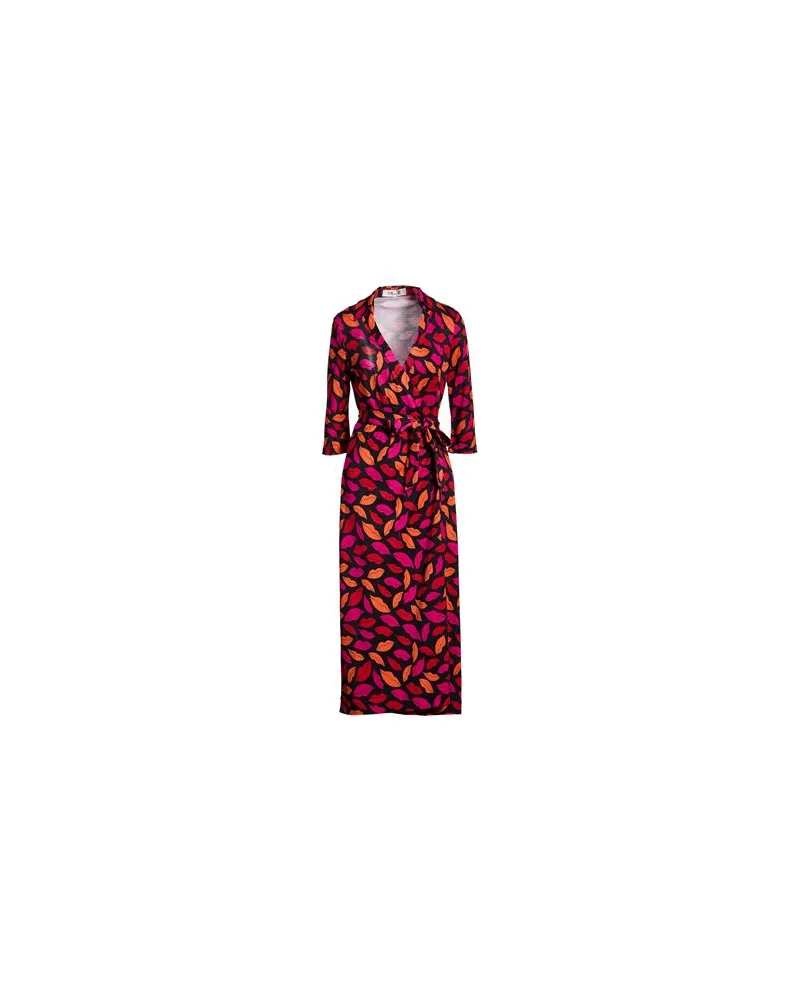 Diane von Furstenberg KLEIDER - Midi-Kleiderauf YOOX.COM Fuchsia
