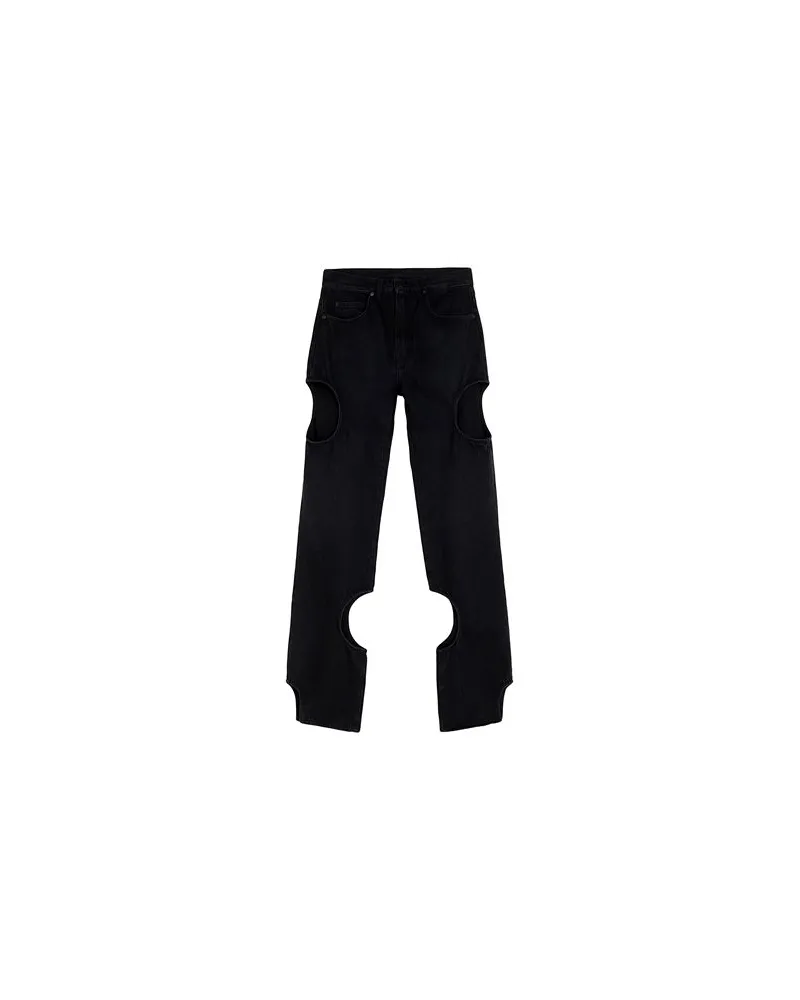 OFF-WHITE HOSEN & RÖCKE - Jeanshosenauf YOOX.COM Schwarz