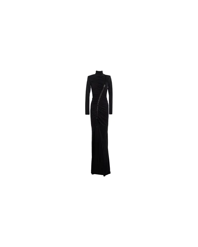Elisabetta Franchi KLEIDER - Maxi-Kleiderauf YOOX.COM Schwarz