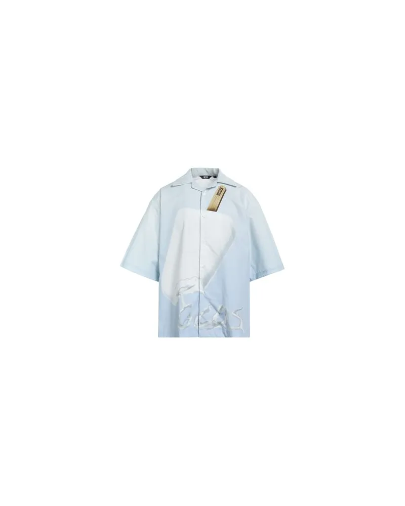 GCDS TOPS - Hemdenauf YOOX.COM Himmelblau