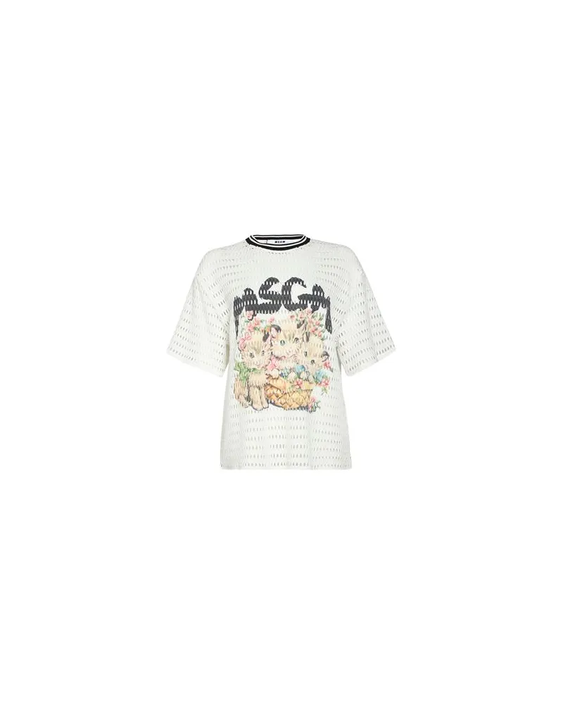 MSGM STRICKWAREN - Pulloverauf YOOX.COM Weiß