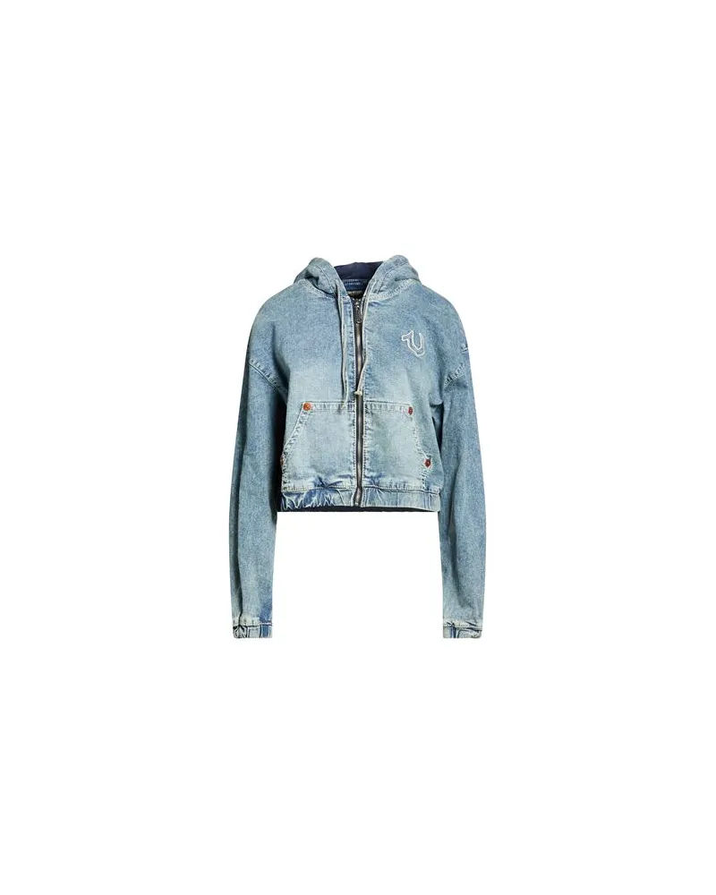 True Religion JACKEN & MÄNTEL - Jeansjacken/Mäntelauf YOOX.COM Blau
