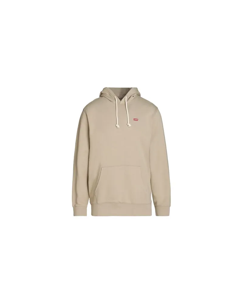 Levi's NEW ORIGINAL HOODIE  - TOPS - Sweatshirtsauf YOOX.COM Beige