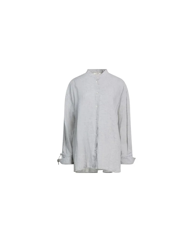 Glanshirt BY SLOWEAR - TOPS - Hemdenauf YOOX.COM Hellgrau