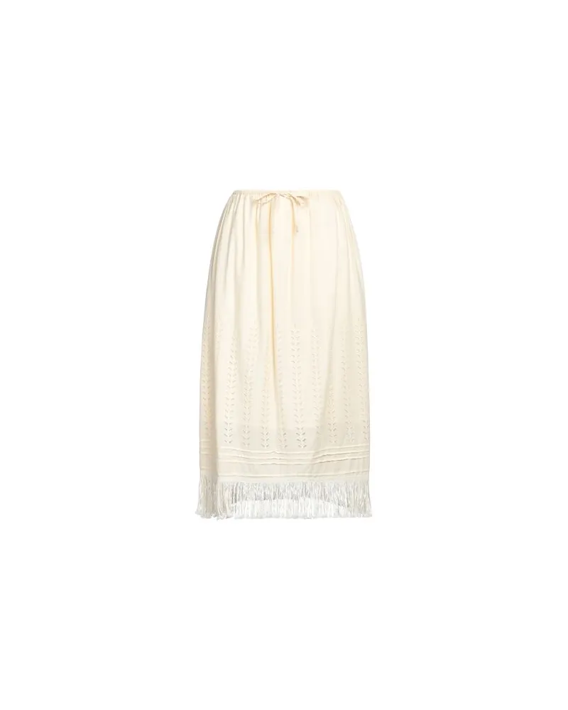 Seventy HOSEN & RÖCKE - Midi-Röckeauf YOOX.COM Cremeweiß