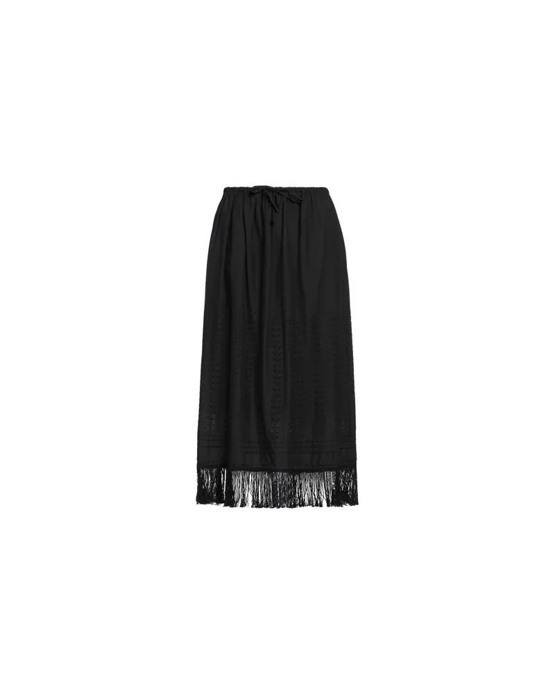Seventy HOSEN & RÖCKE - Midi-Röckeauf YOOX.COM Schwarz