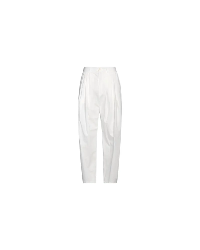 SOLOTRE HOSEN & RÖCKE - Hosenauf YOOX.COM Weiß
