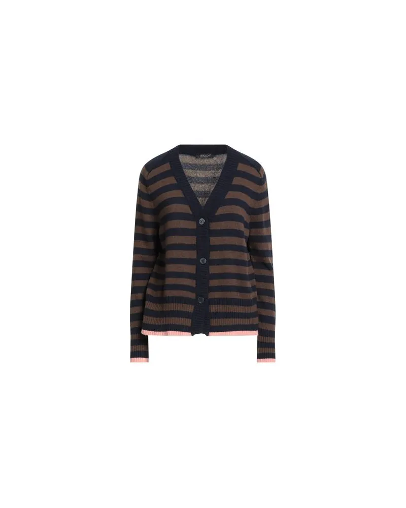 ARAGONA STRICKWAREN - Strickjackenauf YOOX.COM Marineblau