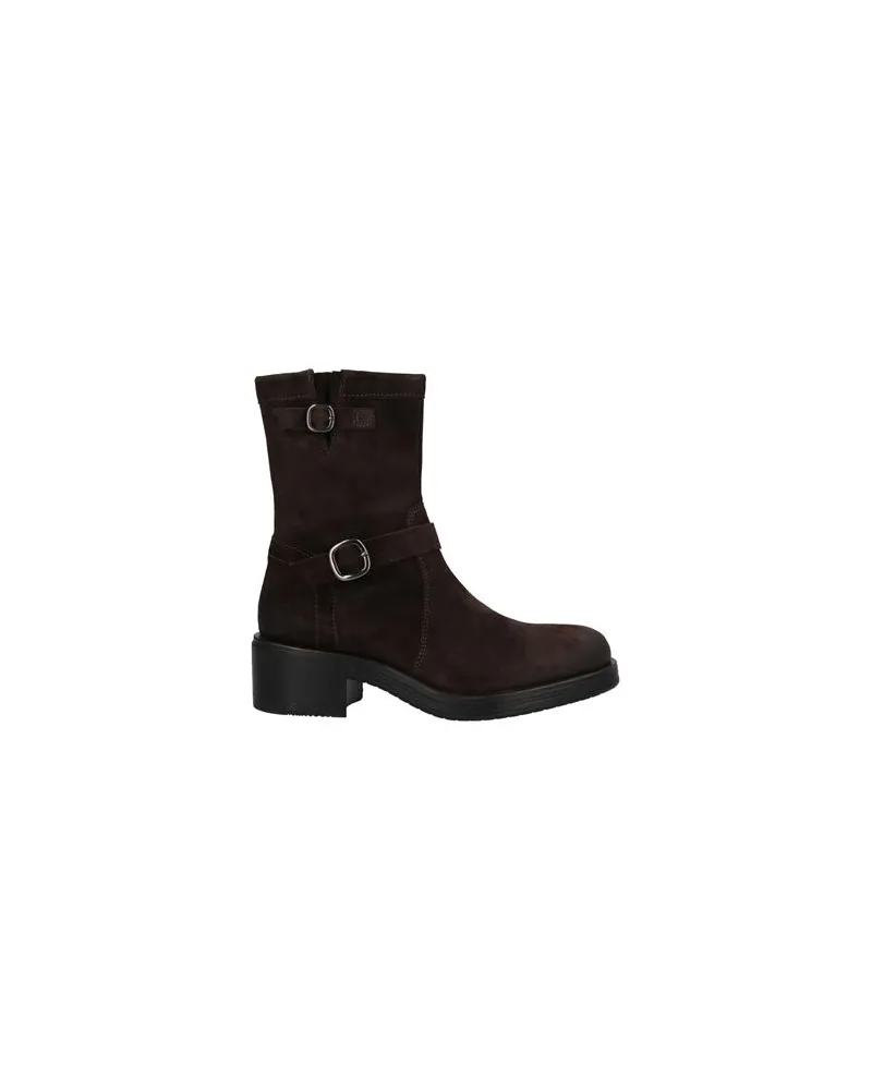Pollini SCHUHE - Stiefelettenauf YOOX.COM Dunkelbraun