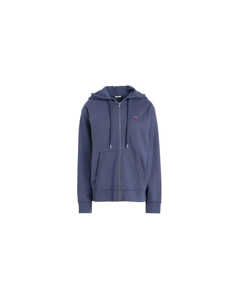 Levi's STANDARD ZIP HOODIE BLUES	 - TOPS - Sweatshirtsauf YOOX.COM Violett
