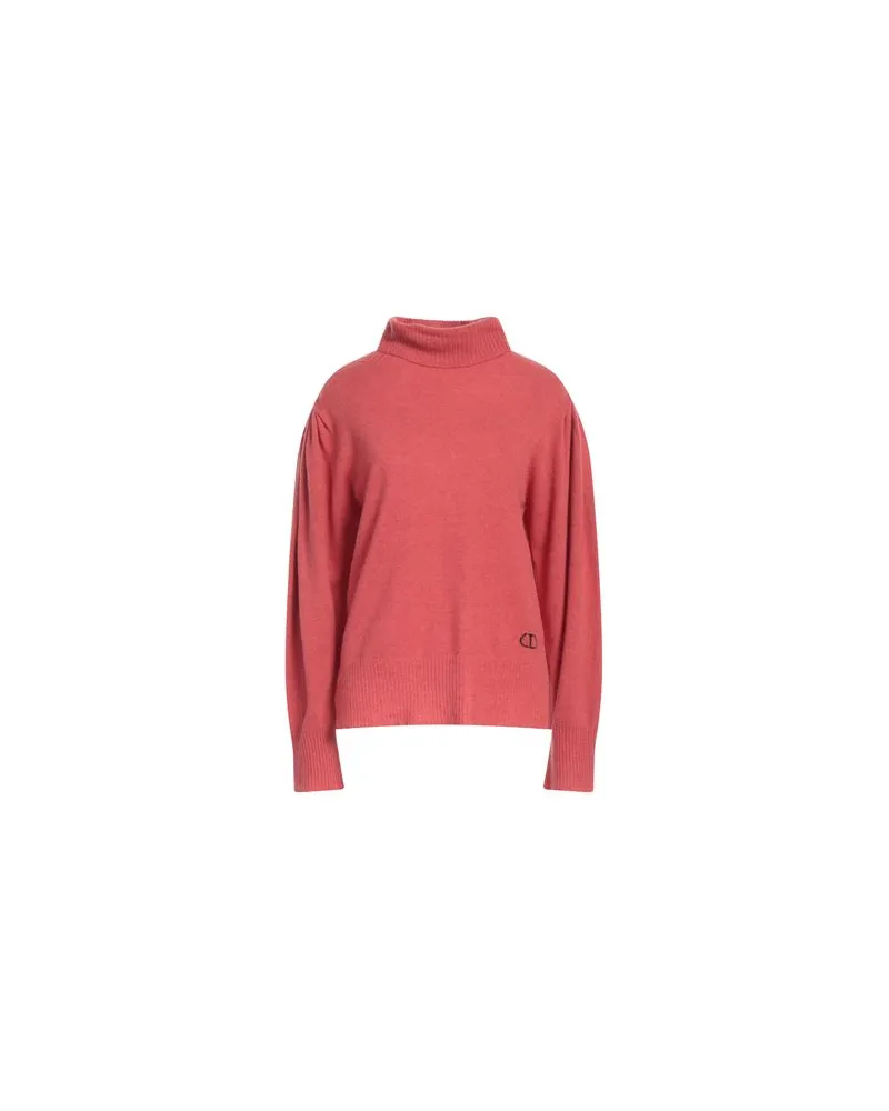 Twin-Set STRICKWAREN - Rollkragenpulloverauf YOOX.COM Koralle