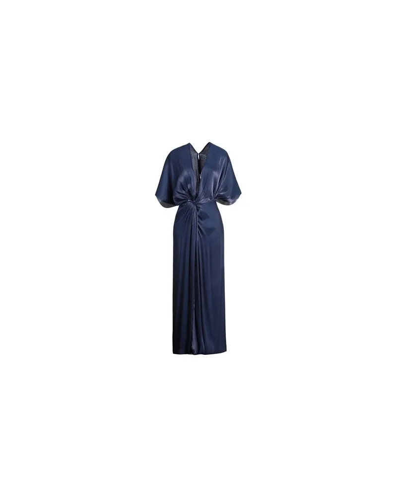 COSTARELLOS KLEIDER - Maxi-Kleiderauf YOOX.COM Marineblau