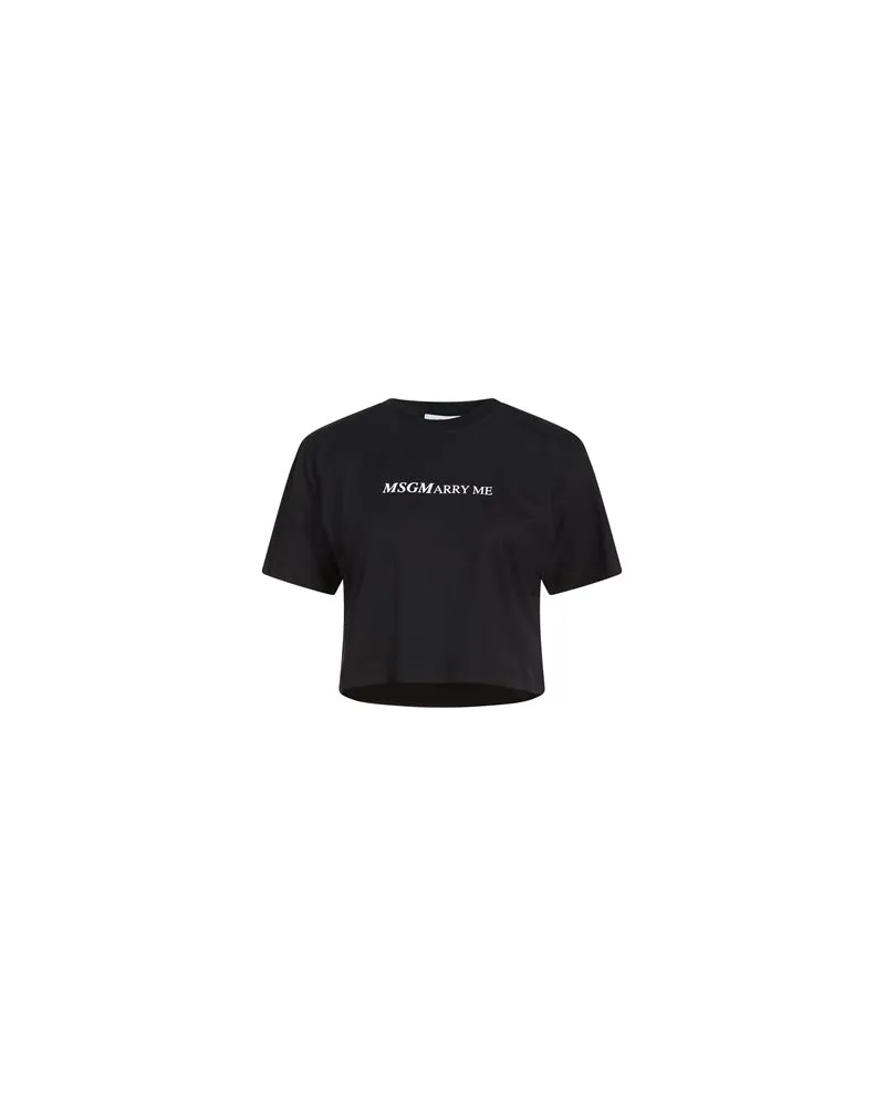 MSGM TOPS - T-shirtsauf YOOX.COM Schwarz