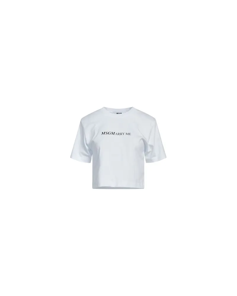 MSGM TOPS - T-shirtsauf YOOX.COM Weiß