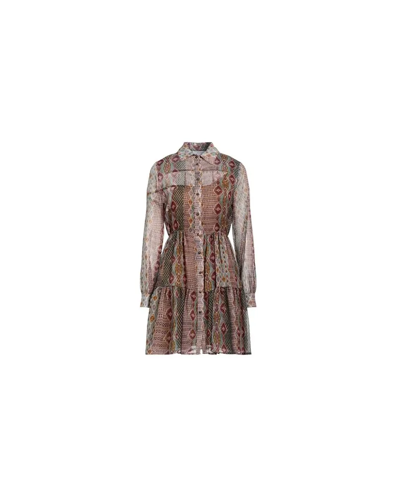 Kaos KLEIDER - Mini-Kleiderauf YOOX.COM Beige