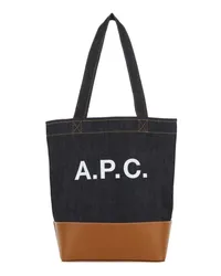 A.P.C. Schultertasche Marineblau