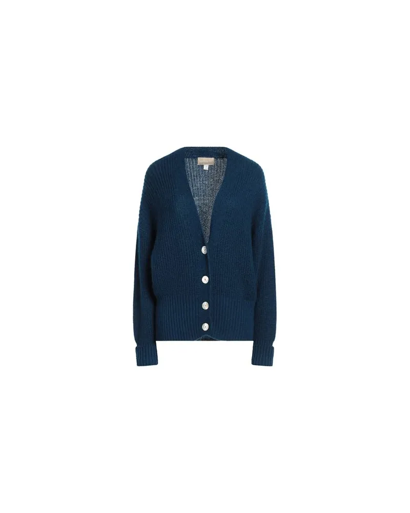 120% Lino STRICKWAREN - Strickjackenauf YOOX.COM Nachtblau
