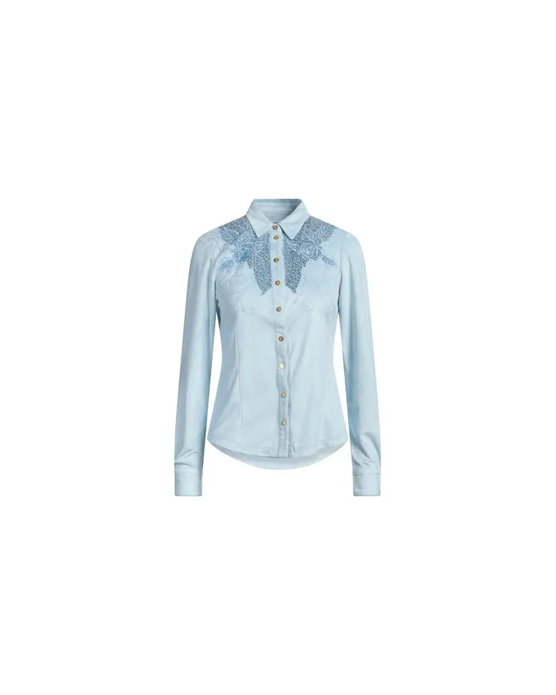 MARANI JEANS TOPS - Hemdenauf YOOX.COM Hellblau
