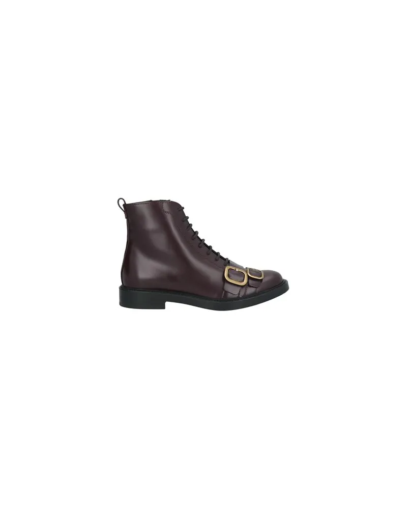TOD'S SCHUHE - Stiefelettenauf YOOX.COM Pflaume