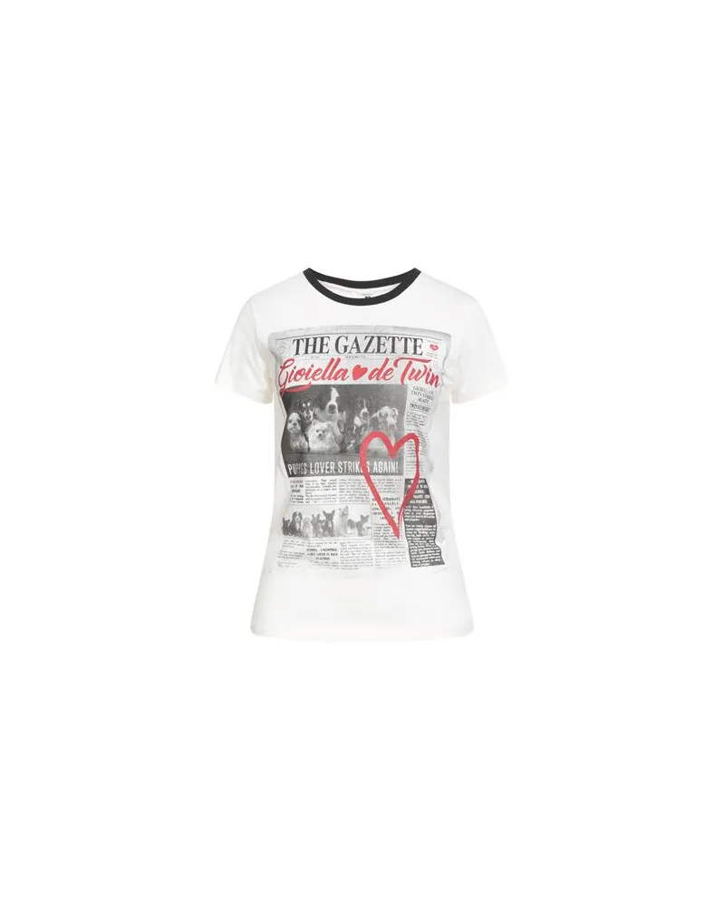 Twin-Set U&B - TOPS - T-shirtsauf YOOX.COM Elfenbein
