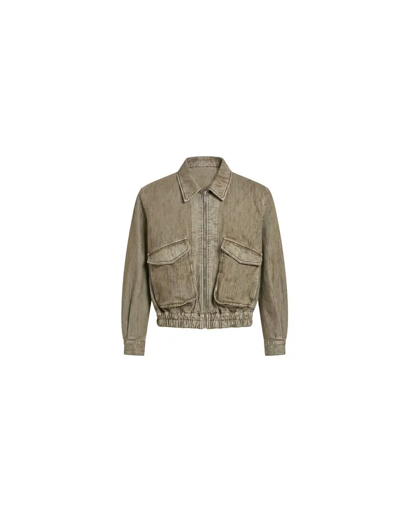 nine:inthe:morning JACKEN & MÄNTEL - Jeansjacken/Mäntelauf YOOX.COM Khaki