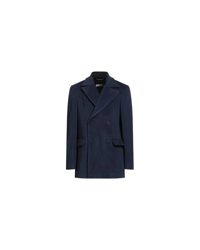 Just Cavalli JACKEN & MÄNTEL - Mäntelauf YOOX.COM Marineblau