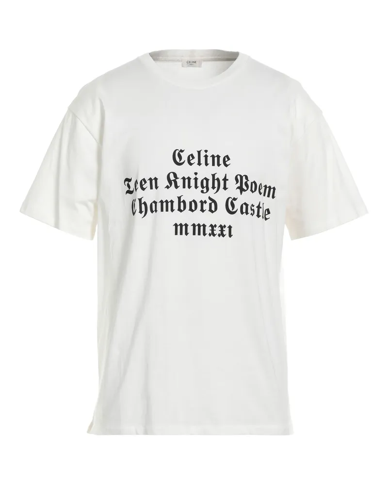 Celine T-shirts Elfenbein