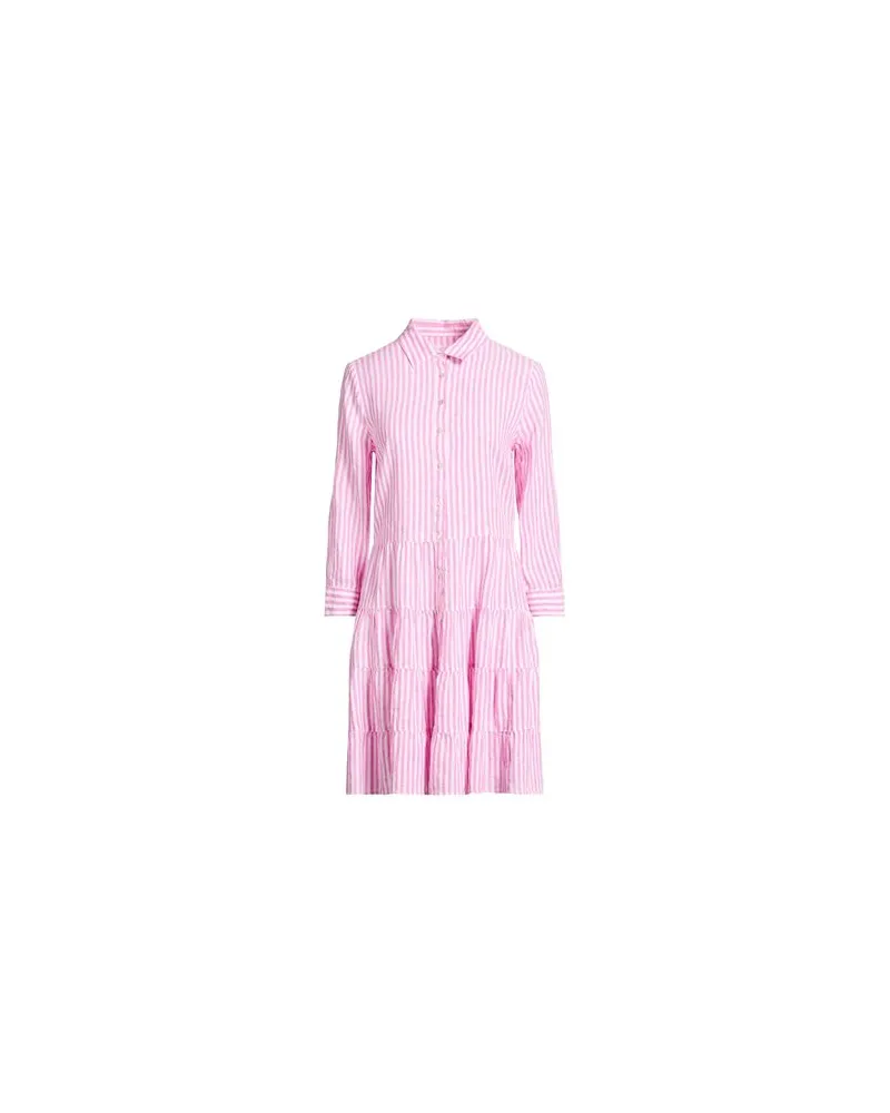 120% Lino KLEIDER - Mini-Kleiderauf YOOX.COM Rosa