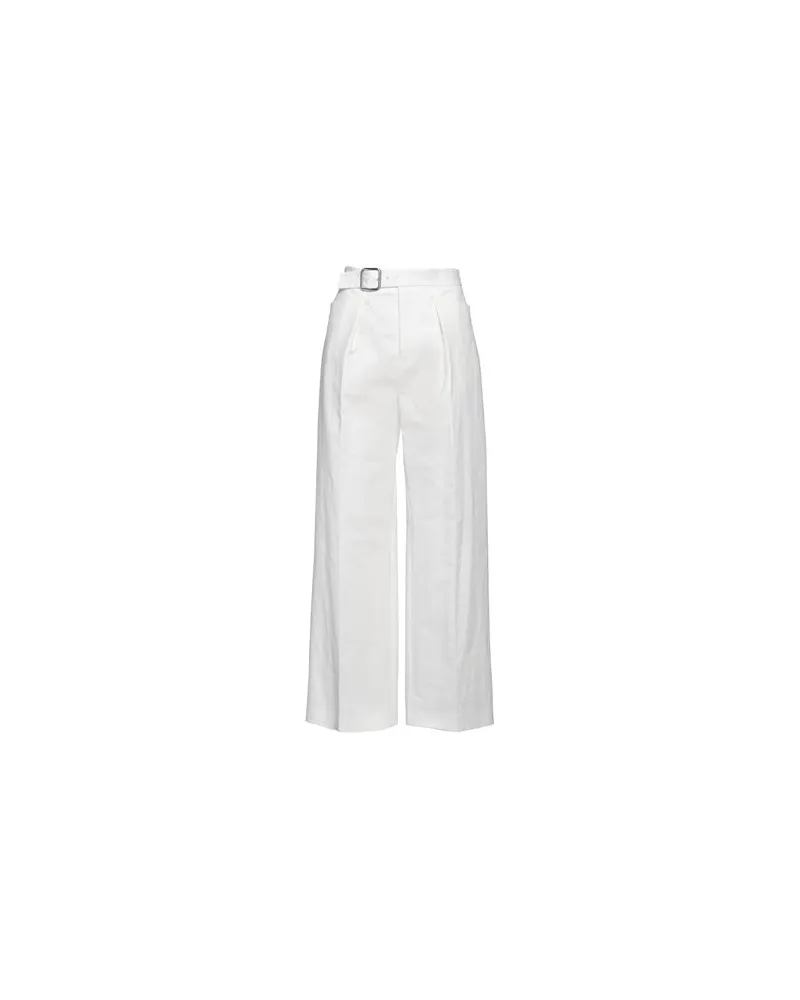 Jil Sander HOSEN & RÖCKE - Hosenauf YOOX.COM Weiß