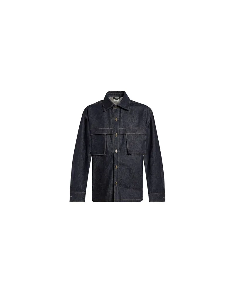 Guess JACKEN & MÄNTEL - Jeansjacken/Mäntelauf YOOX.COM Blau