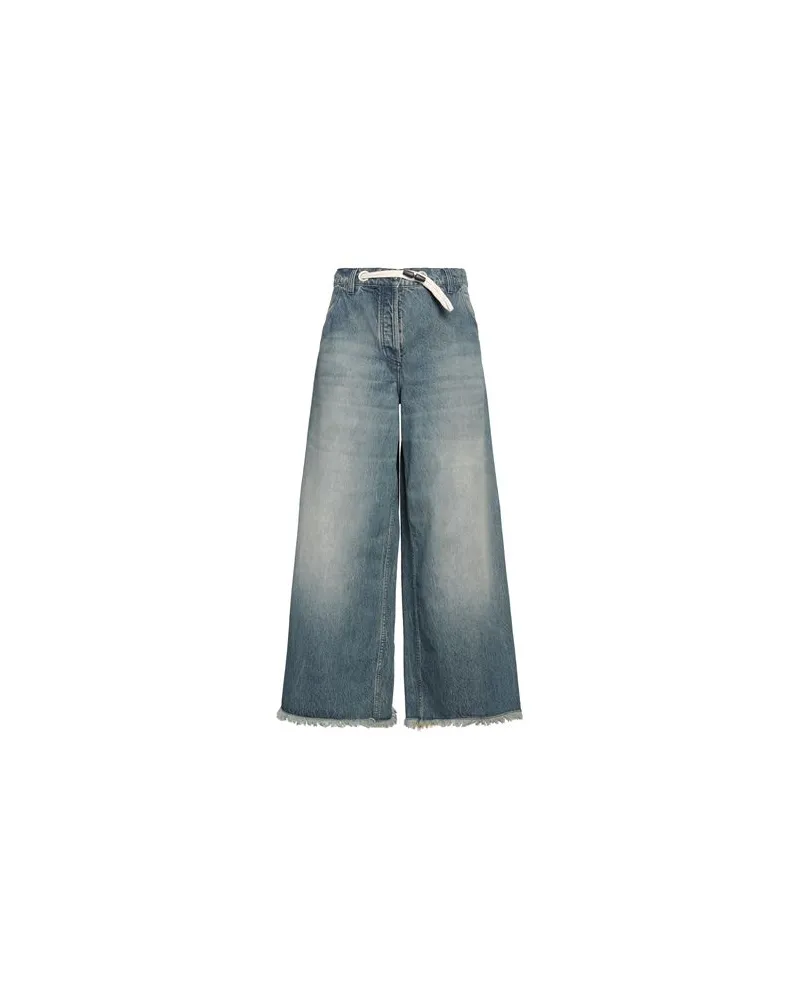 Moncler HOSEN & RÖCKE - Jeanshosenauf YOOX.COM Blau