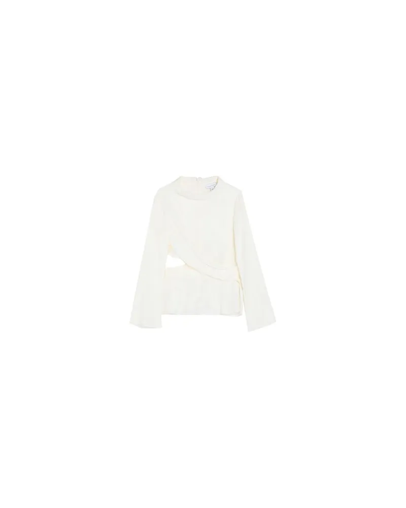 Topshop TOPS - Topsauf YOOX.COM Elfenbein