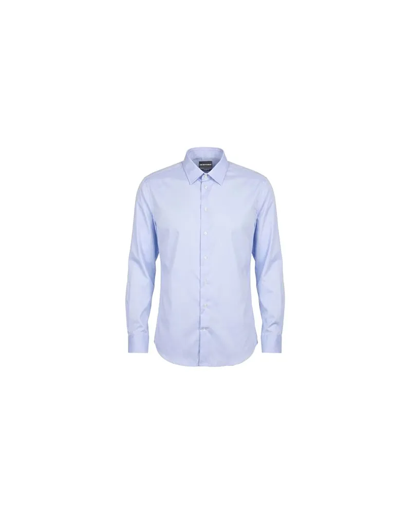Emporio Armani TOPS - Hemdenauf YOOX.COM Himmelblau