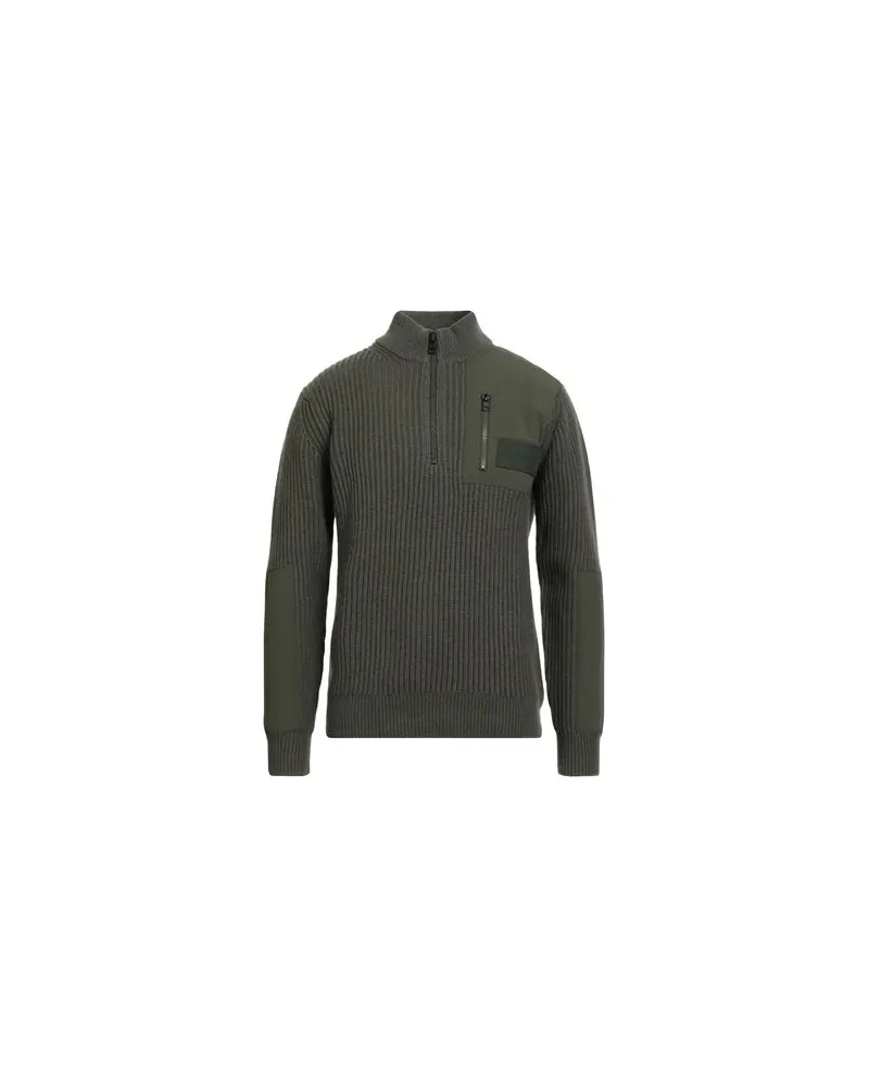 Calvin Klein STRICKWAREN - Rollkragenpulloverauf YOOX.COM Militärgrün