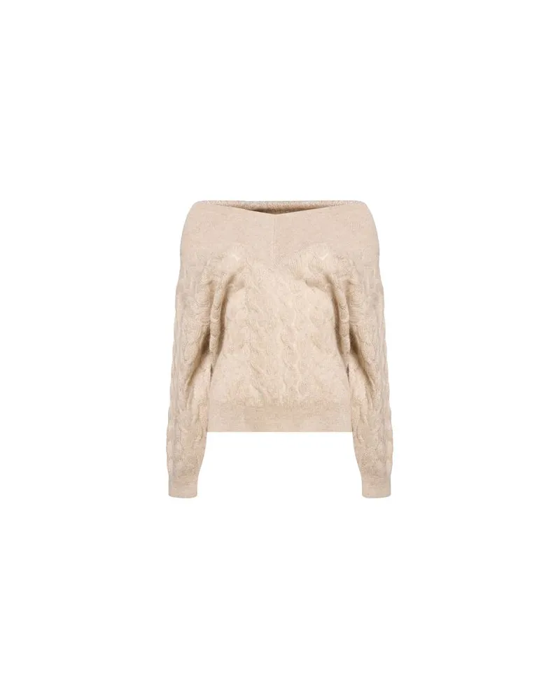Brunello Cucinelli STRICKWAREN - Pulloverauf YOOX.COM Beige