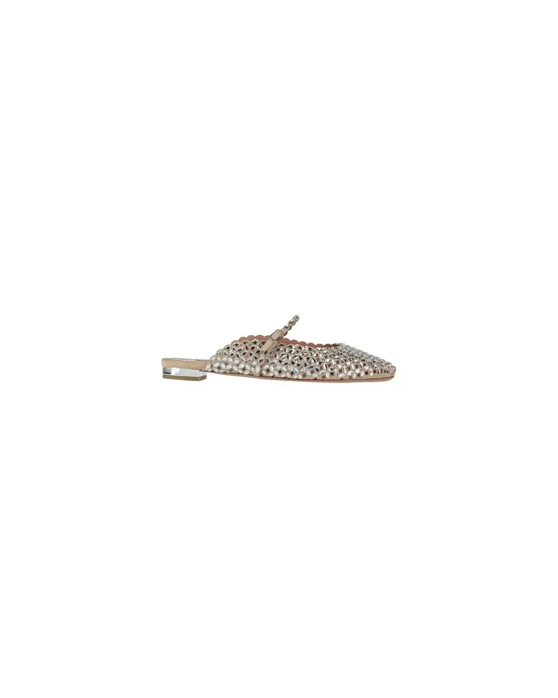 Aquazzura SCHUHE - Mules & Clogsauf YOOX.COM Silber