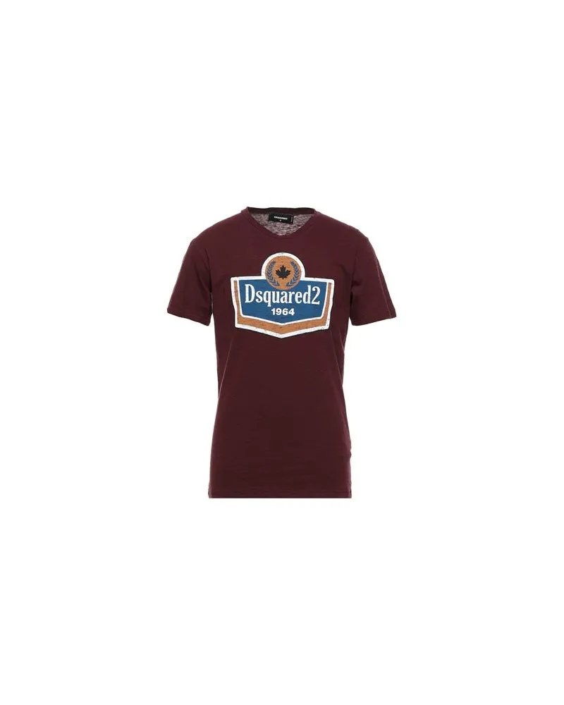 Dsquared2 TOPS - T-shirtsauf YOOX.COM Bordeaux