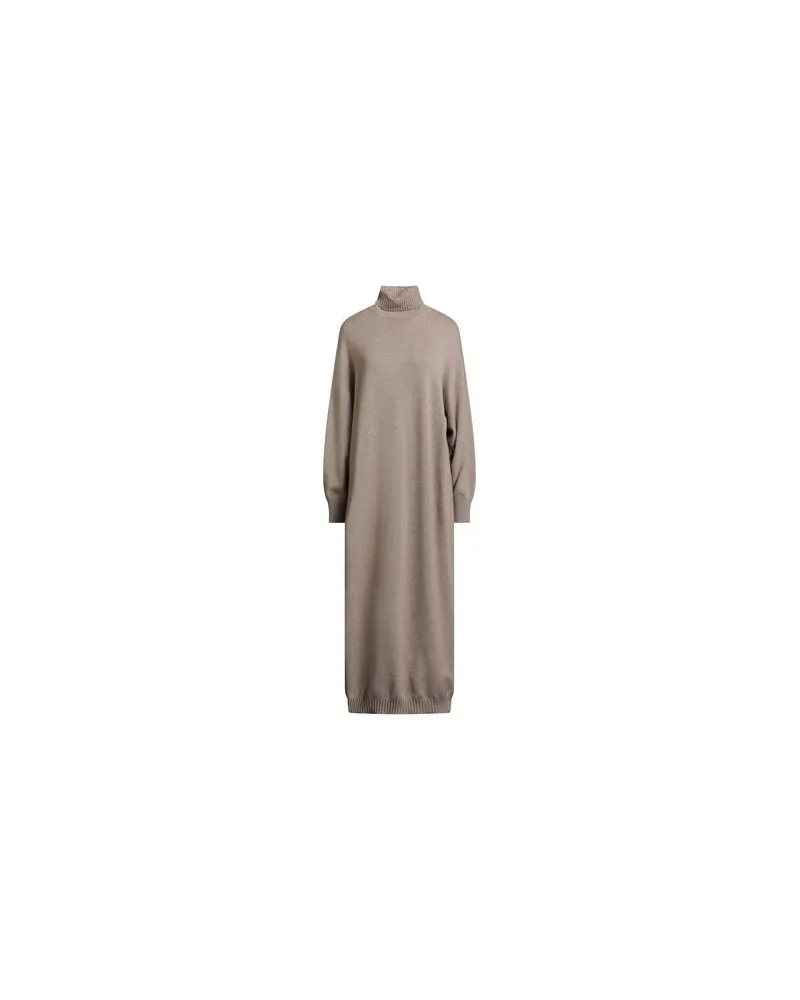 Brunello Cucinelli KLEIDER - Midi-Kleiderauf YOOX.COM Khaki