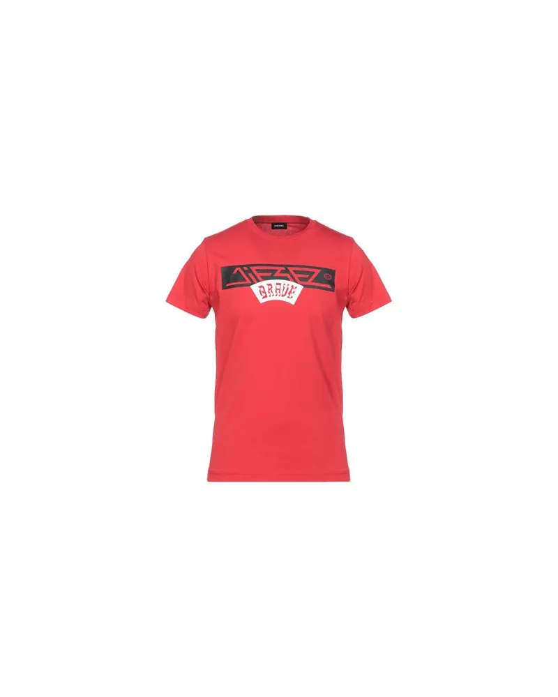 Diesel TOPS - T-shirtsauf YOOX.COM Rot