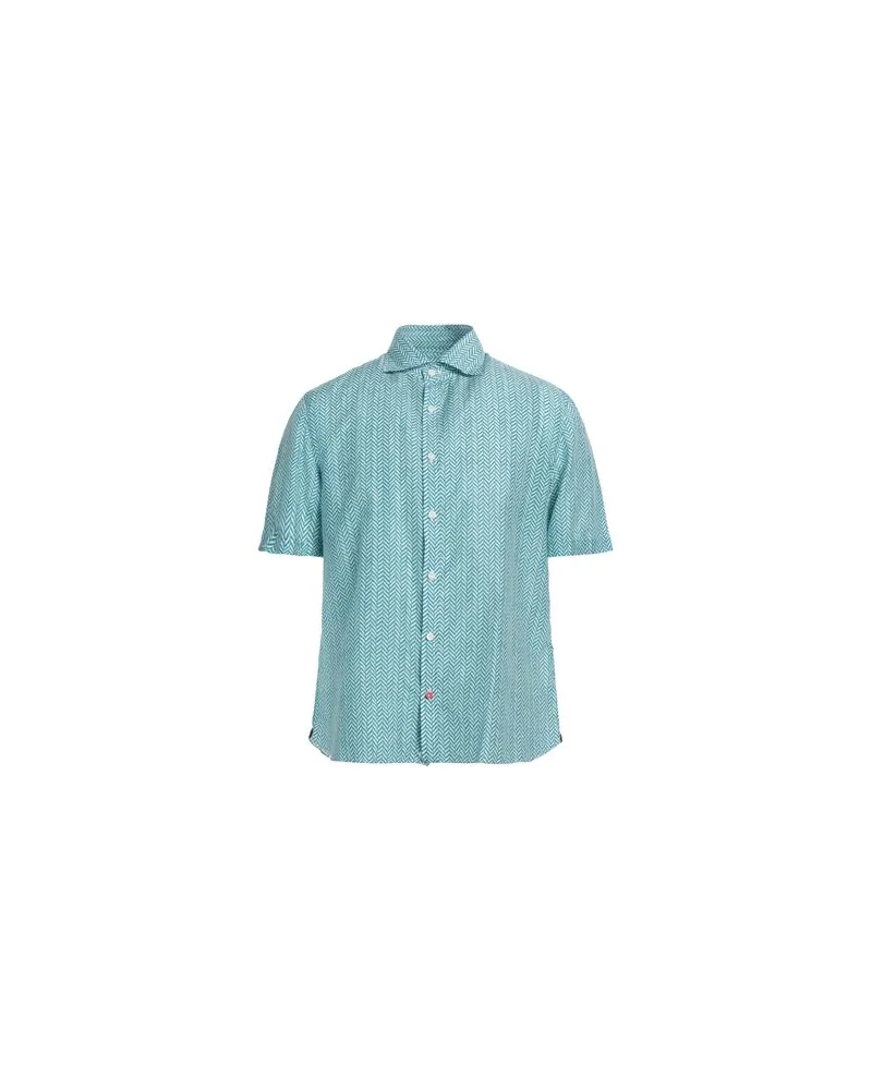 Isaia TOPS - Hemdenauf YOOX.COM Tūrkis