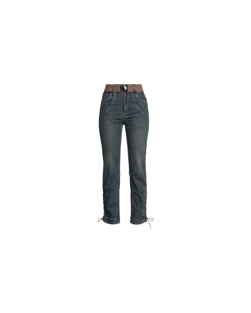 HIGH HOSEN & RÖCKE - Jeanshosenauf YOOX.COM Blau