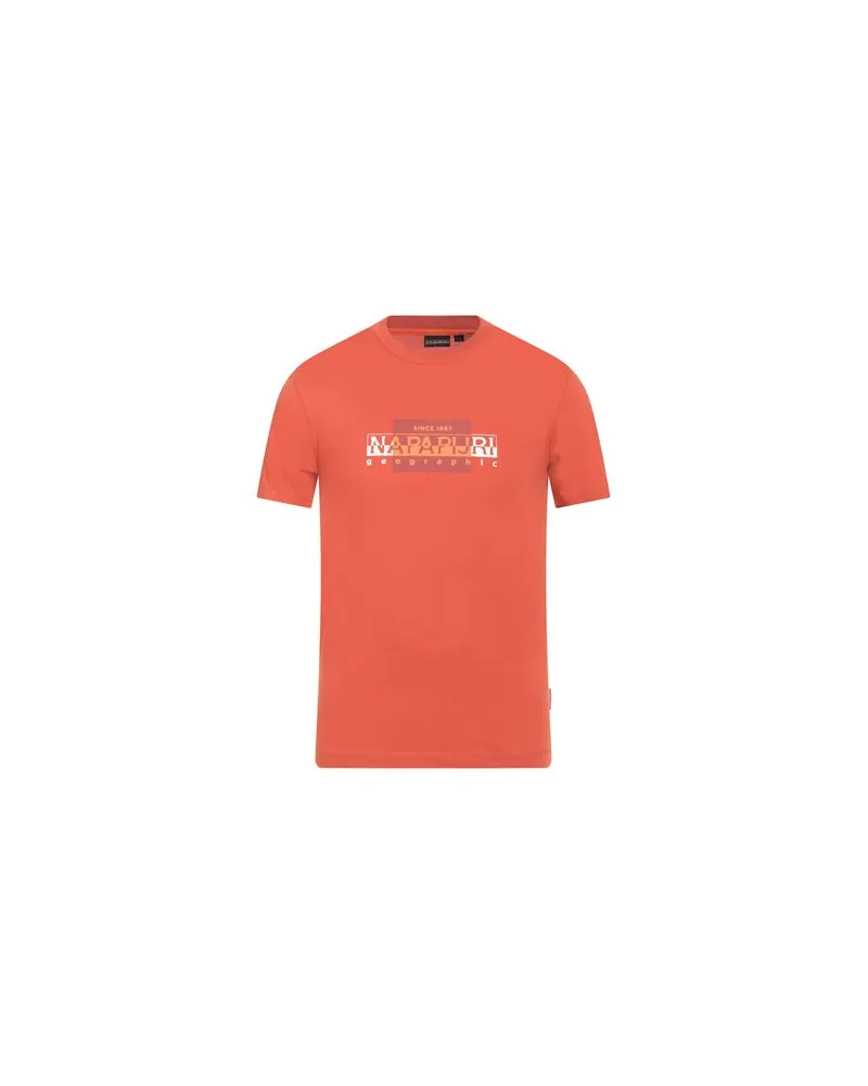 Napapijri TOPS - T-shirtsauf YOOX.COM Orange
