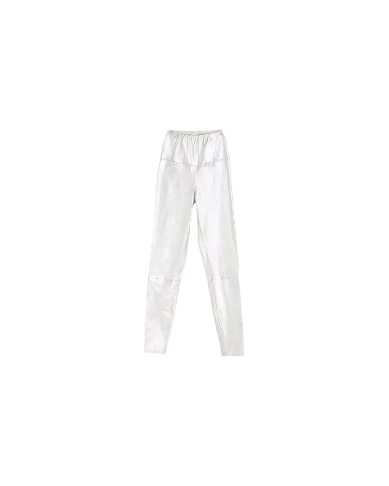 AllSaints HOSEN & RÖCKE - Leggingsauf YOOX.COM Silber