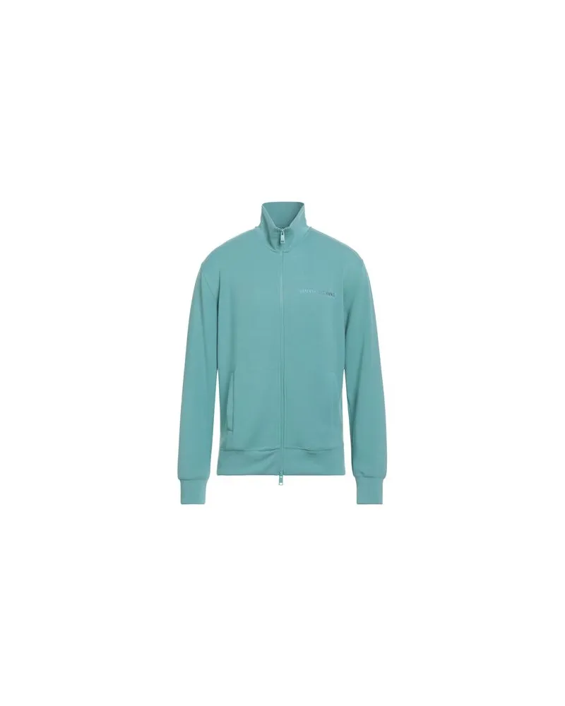 Armani Exchange TOPS - Sweatshirtsauf YOOX.COM Tūrkis