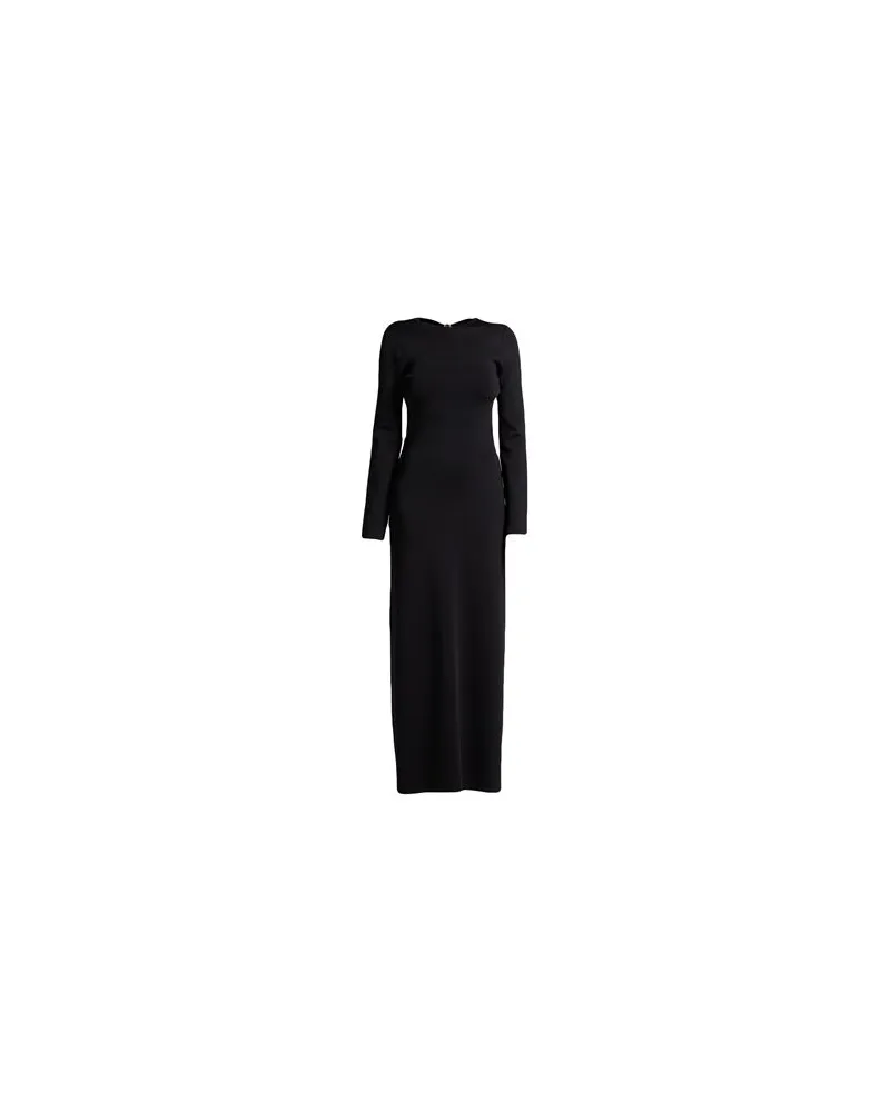 GALVAN KLEIDER - Maxi-Kleiderauf YOOX.COM Schwarz
