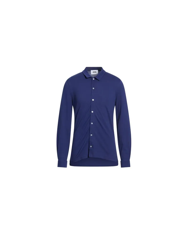 Alpha Studio TOPS - Hemdenauf YOOX.COM Königsblau