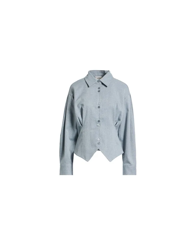 Gestuz TOPS - Hemdenauf YOOX.COM Hellblau