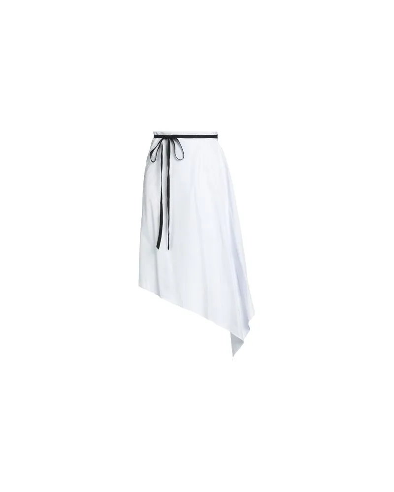 Ann Demeulemeester HOSEN & RÖCKE - Midi-Röckeauf YOOX.COM Weiß